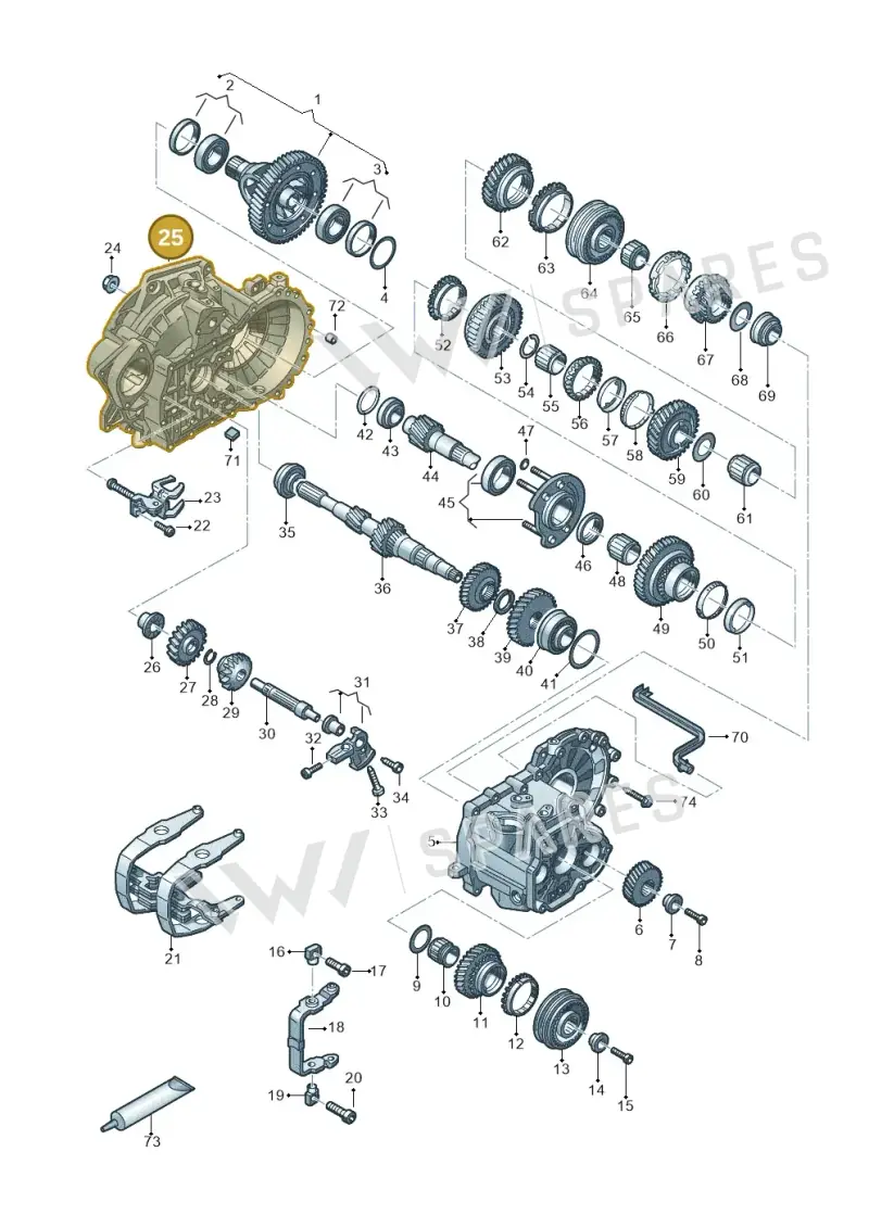 0A4301107AN — Skoda Kamiq (2019-) diagram 827315030, position 25