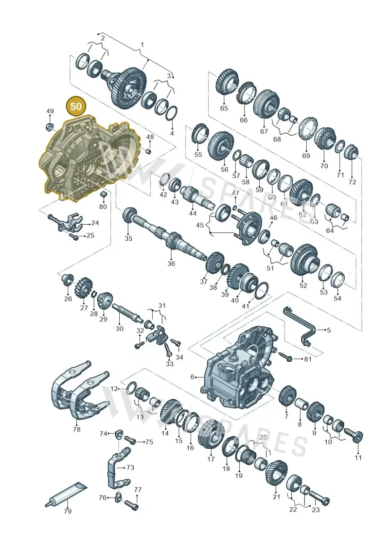 0A4301107AN — Skoda Kamiq (2019-) diagram 827320030, position 50