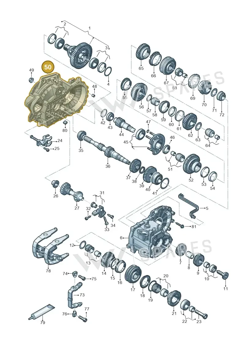 0A4301107AN — Skoda Kamiq (2019-) diagram 2gk300352, position 50