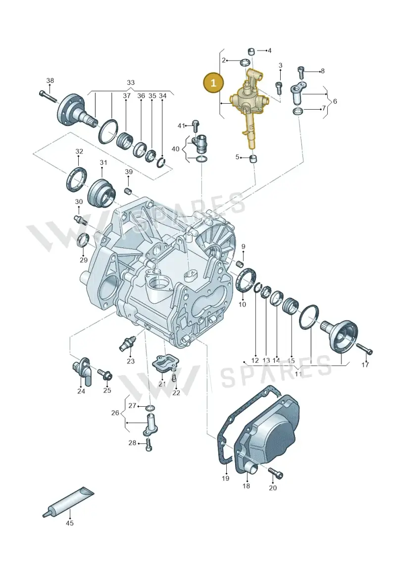 0AF301230J — Skoda Fabia (2021-) diagram 495300100, position 1