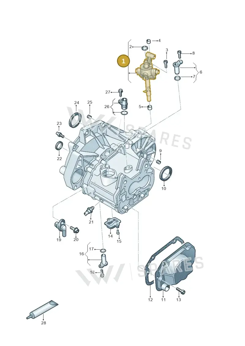 0AF301230K — Skoda Fabia (2021-) diagram 892305020, position 1