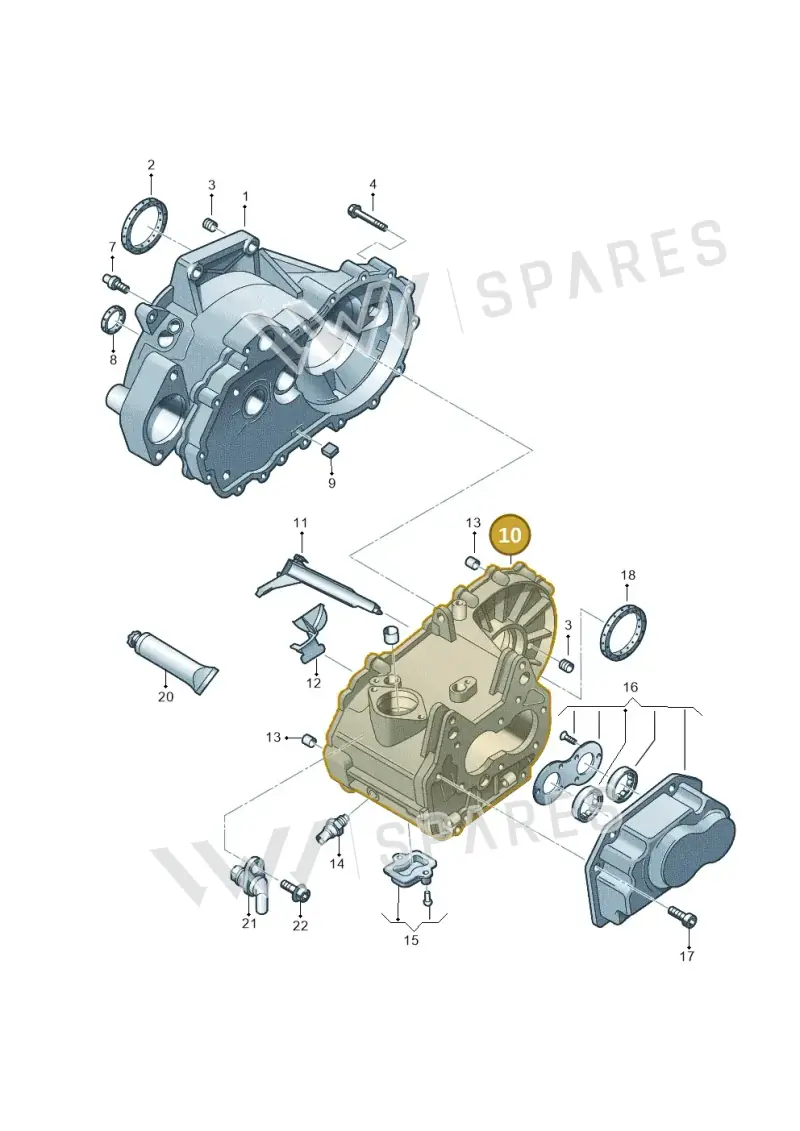 0AJ301103H — Skoda Octavia (2019-2024) diagram 746301400, position 10