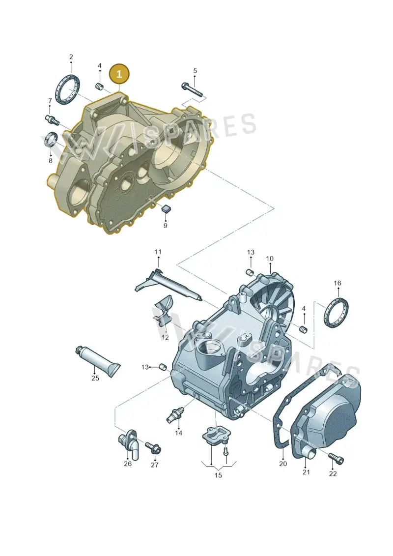 0AJ301107H — Skoda Karoq (2017-2022) diagram 746301300, position 1