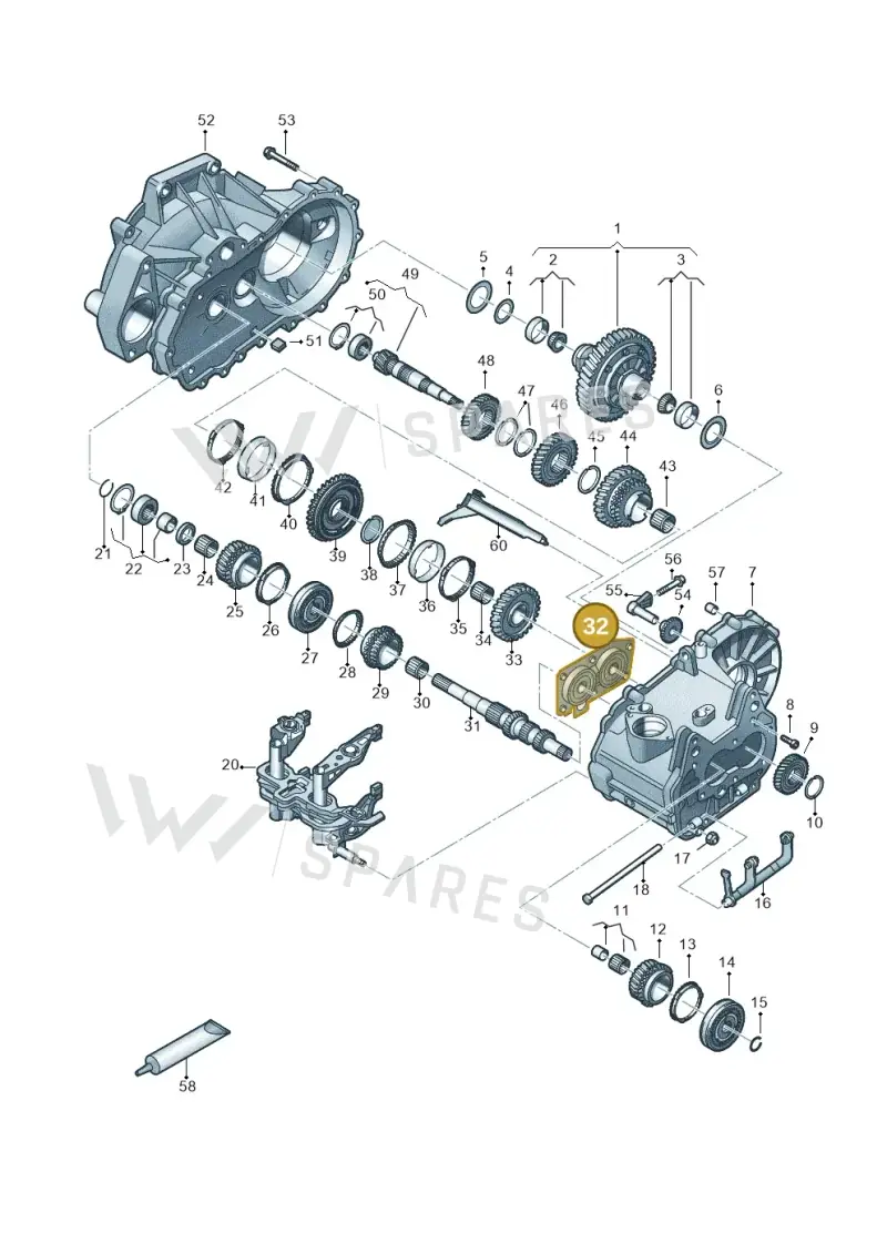 0AJ311206E — Skoda Fabia (2021-) diagram 837305030, position 32