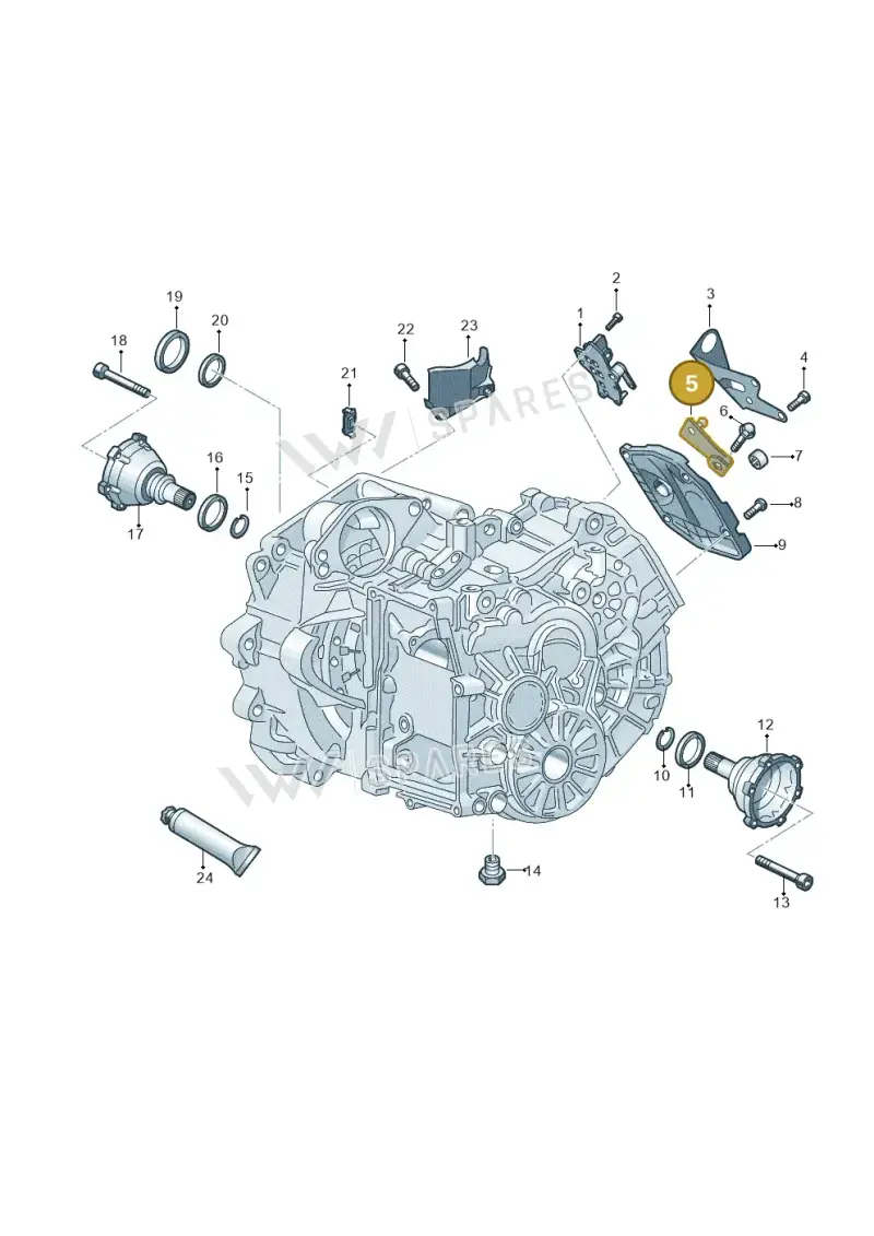 0AM321171C — Skoda Fabia (2021-) diagram 827345020, position 5