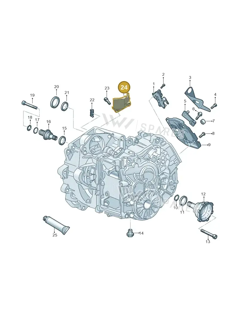 0AM325423B — Skoda Superb Combi (2023-) diagram 827345110, position 24