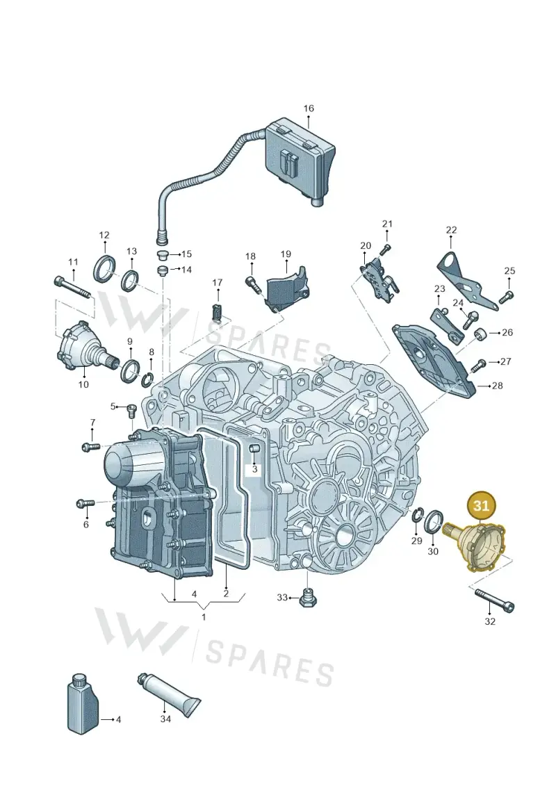 0AM409343C — Skoda Fabia (2014-2022) diagram 869321550, position 31