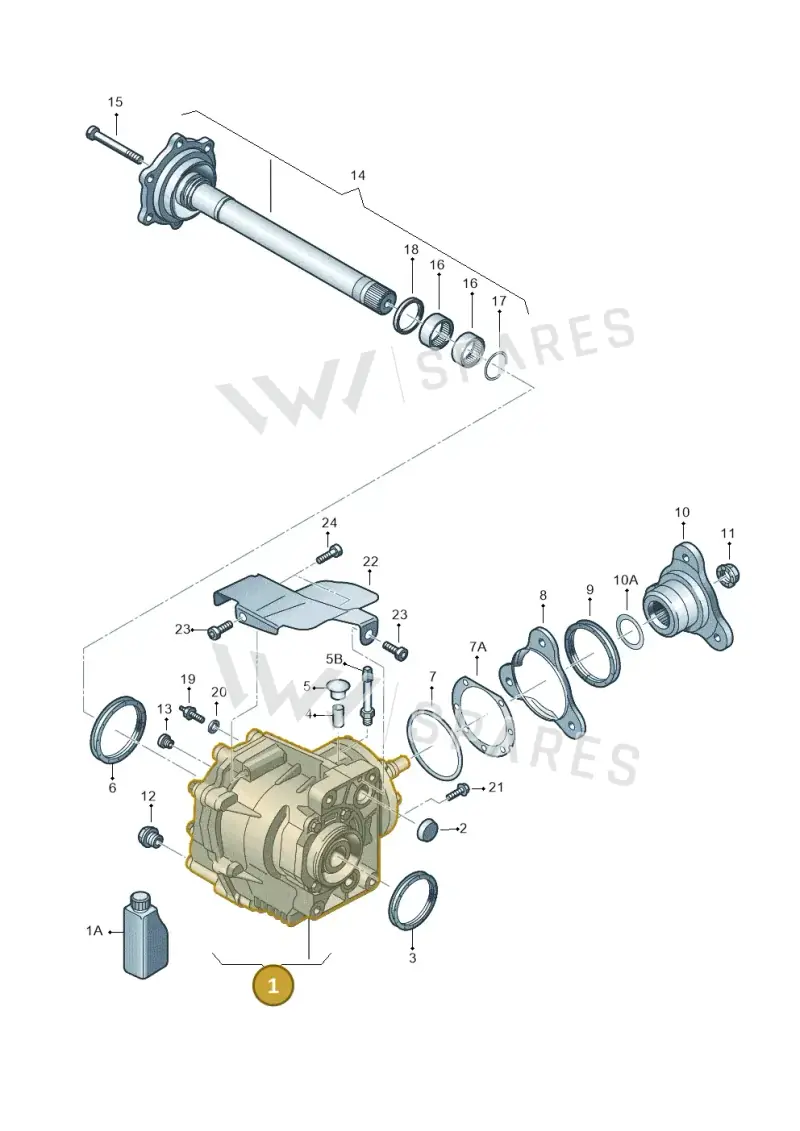 0AV409053AE — Skoda Yeti (2013-2017) diagram 649409410, position 1
