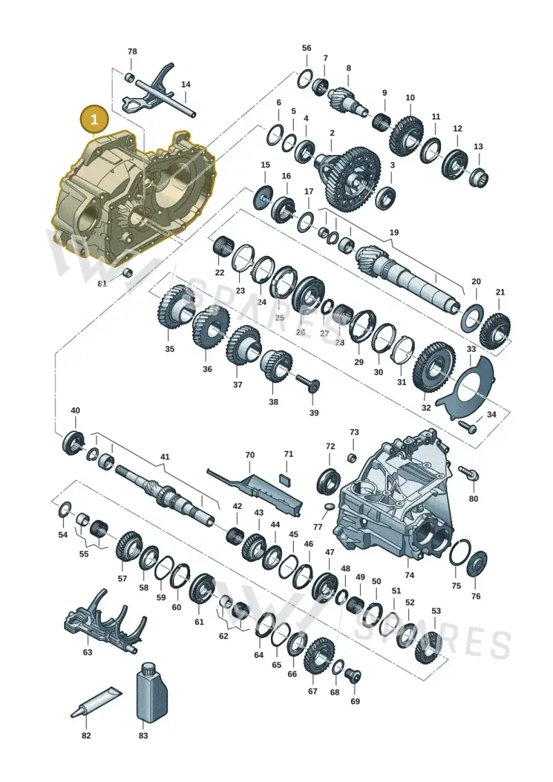 0C9301107L — Skoda Octavia (2019-2024) diagram 5h0311150, position 1