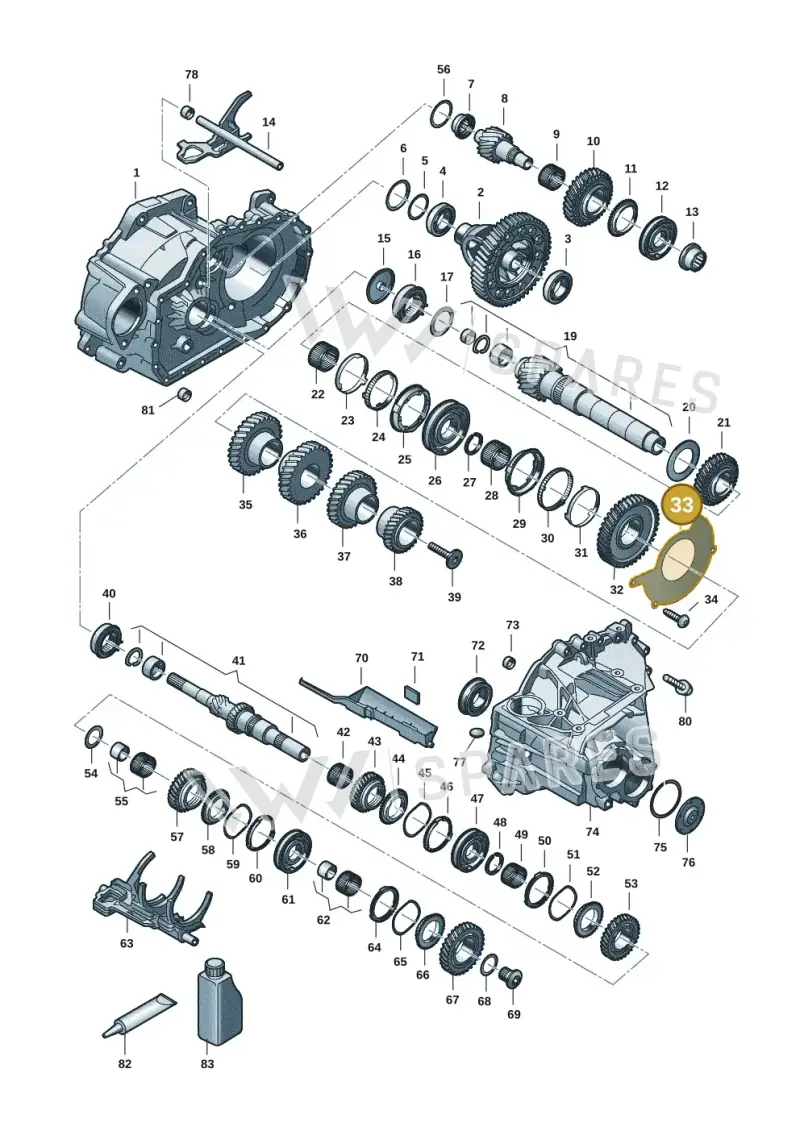 0C9311449 — Skoda Octavia (2019-2024) diagram 5h0311150, position 33