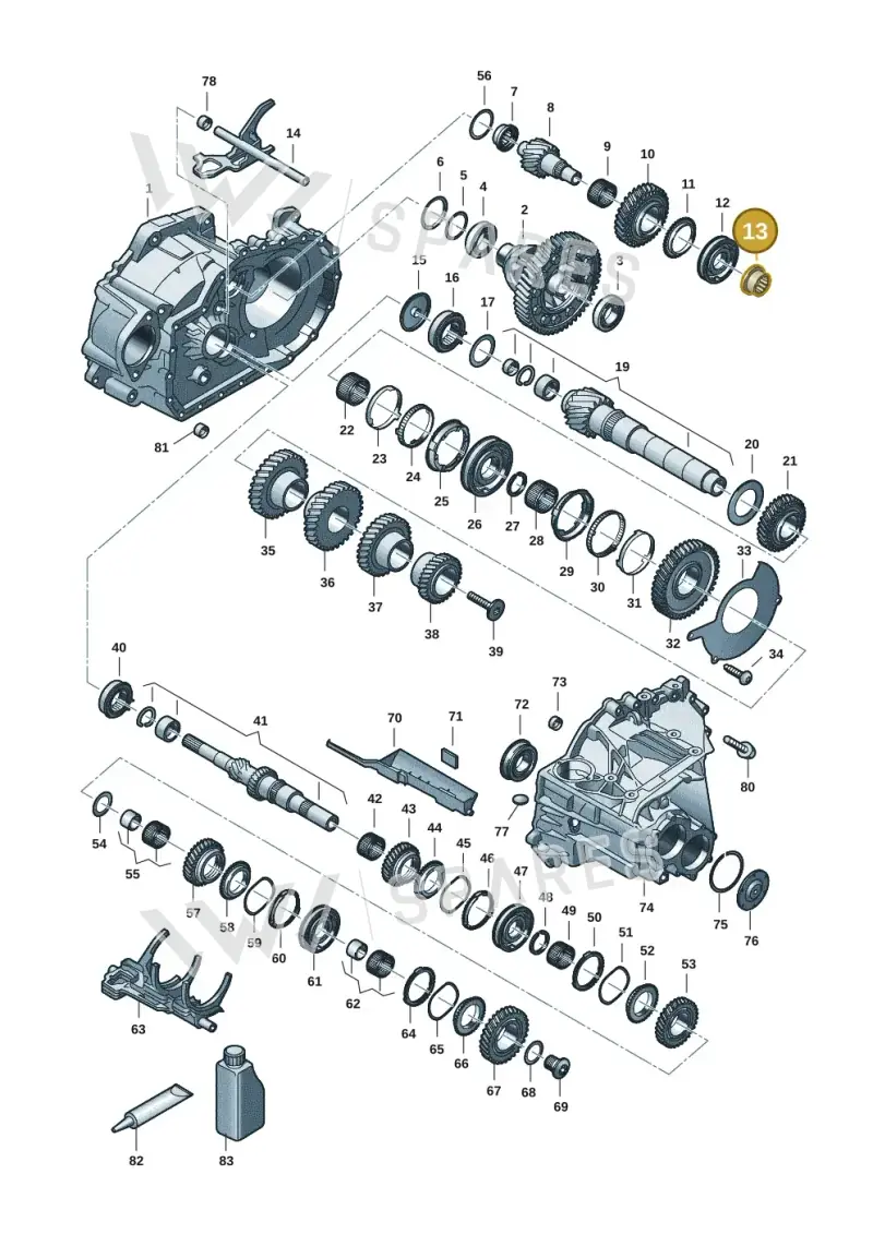 0C9311523A — Skoda Octavia (2019-2024) diagram 5h0311150, position 13