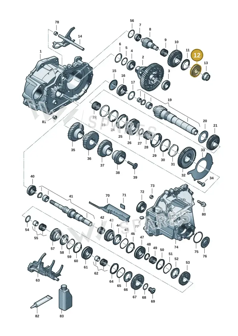 0C9311759E — Skoda Octavia (2019-2024) diagram 5h0311150, position 12