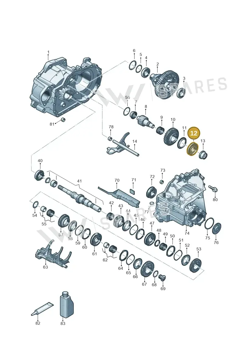 0C9311759E — Skoda Slavia (2021-) diagram 803311028, position 12