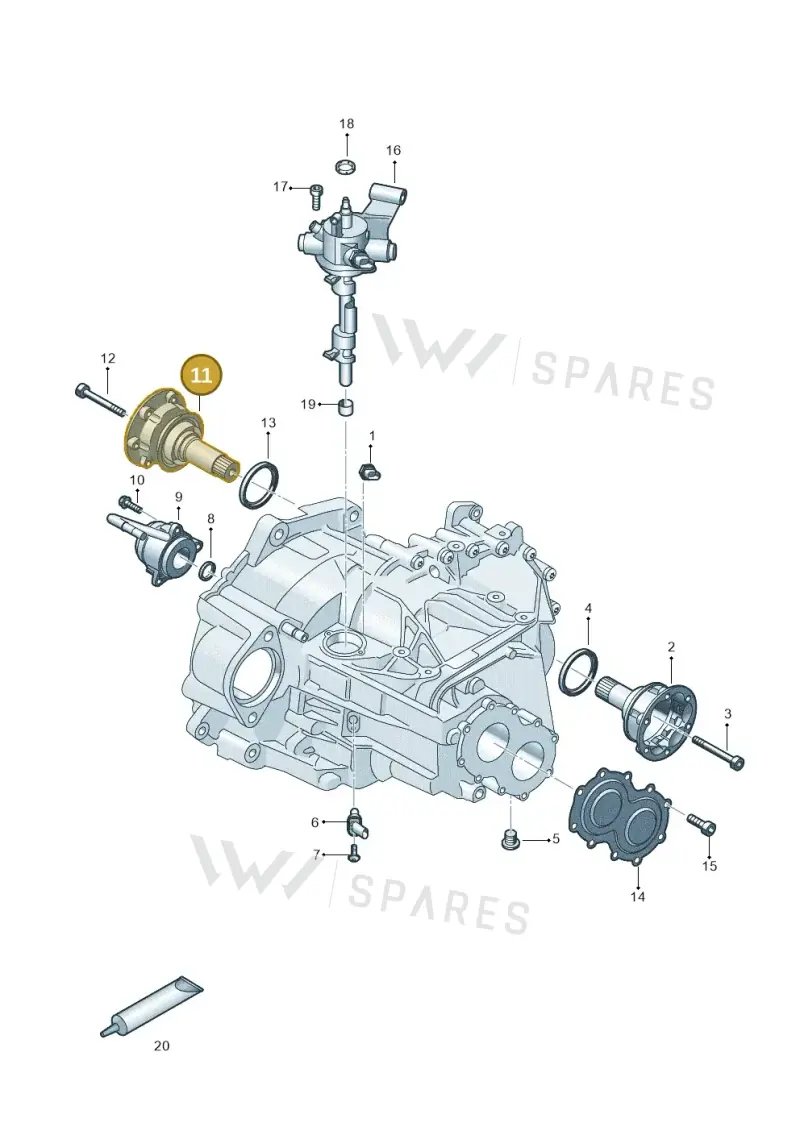 0C9409344B — Skoda Slavia (2021-) diagram 596300102, position 11