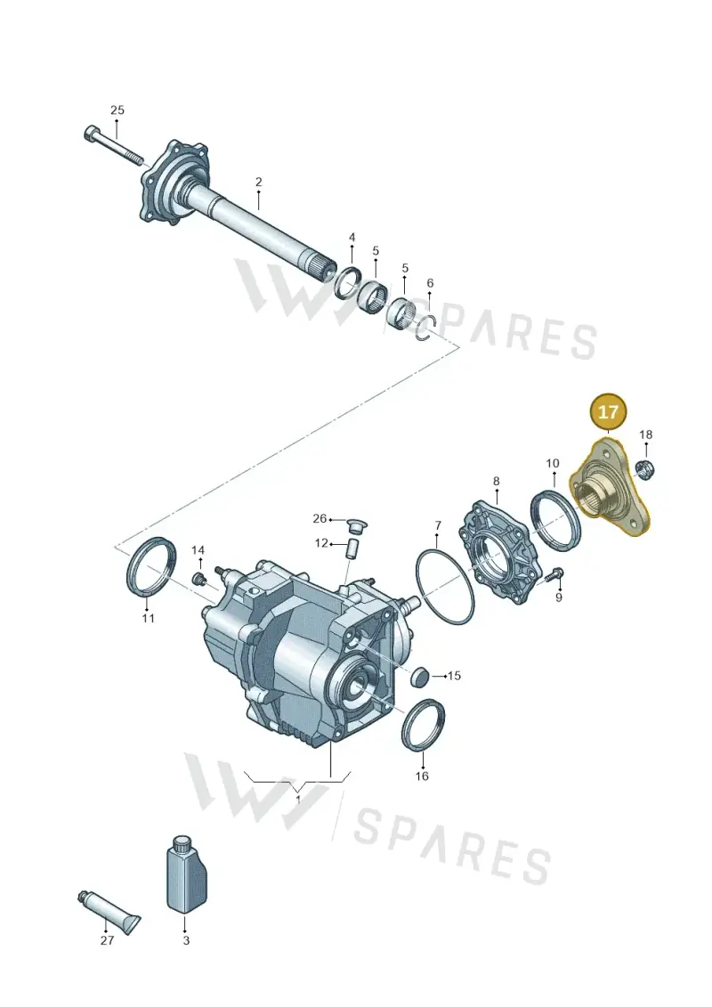0CN409273 — Skoda Octavia (2019-2024) diagram 409053041, position 17