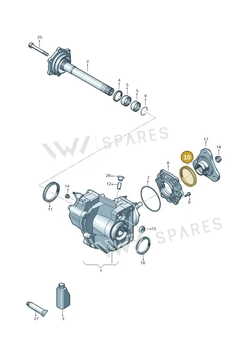 0CN525596B — Skoda Octavia (2019-2024) diagram 409053041, position 10