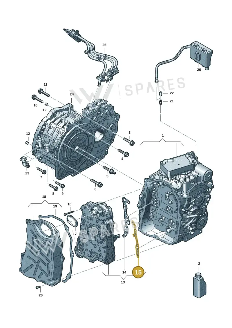 0DD325541C — Skoda Octavia (2019-2024) diagram 5h0300700, position 15