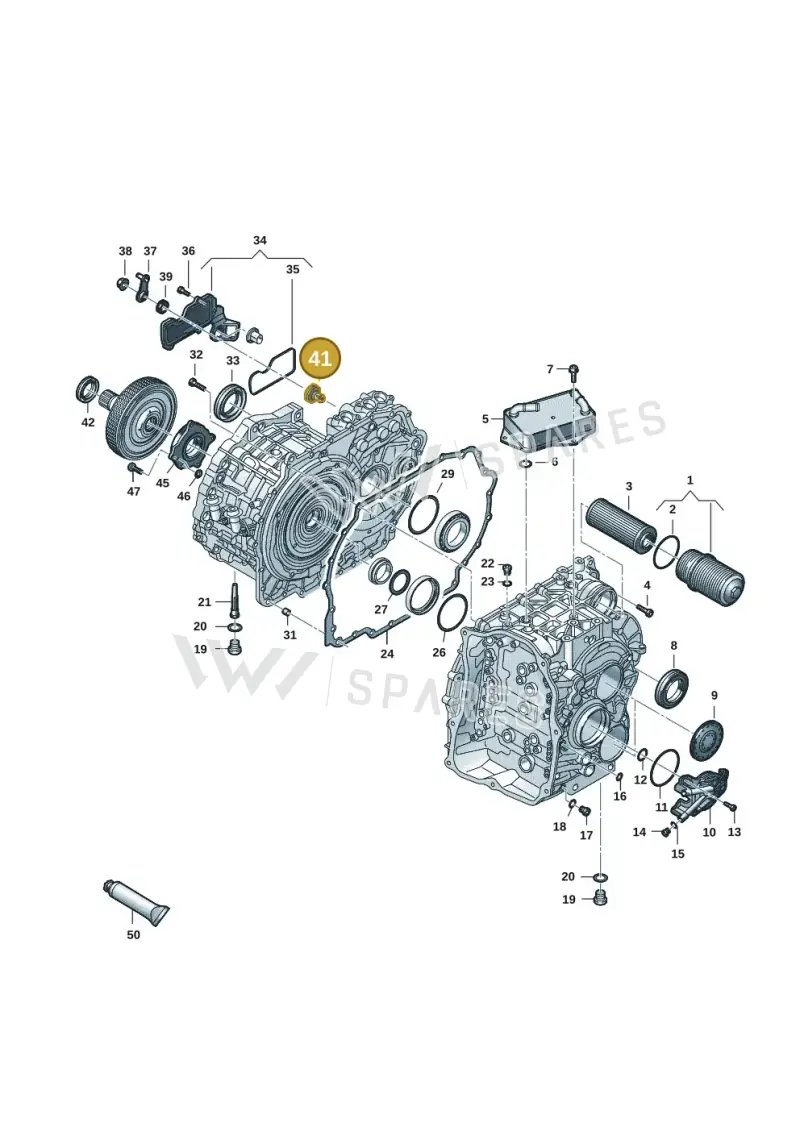 0EA122444 — Skoda Octavia (2019-2024) diagram 827300703, position 41