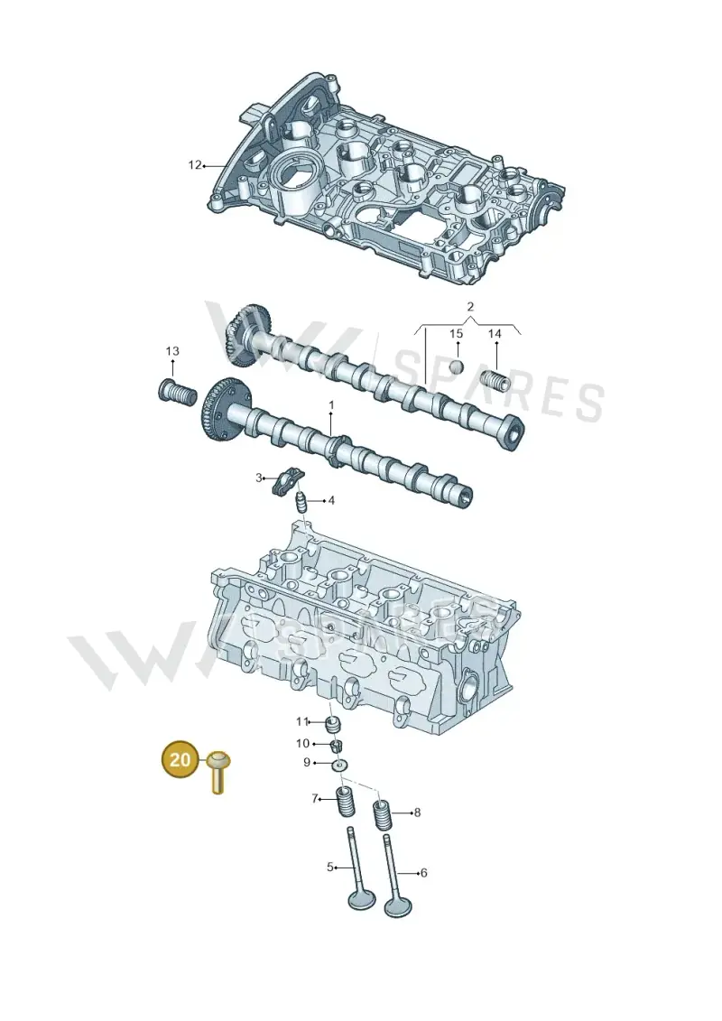 100109001B — Skoda Kodiaq (2024-) diagram 627109200, position 20