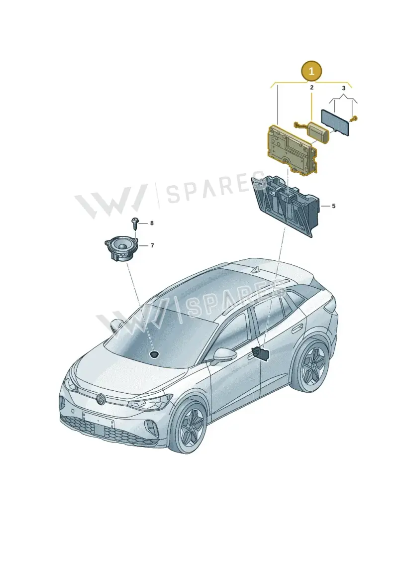10A035284C — Skoda Enyaq (2020-) diagram 11a035060, position 1