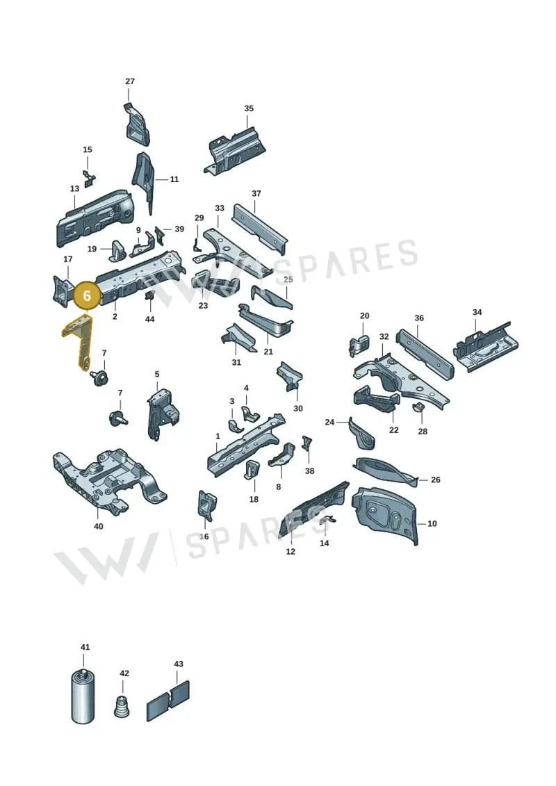 10A803714 — Skoda Enyaq (2020-) diagram 10a803000, position 6