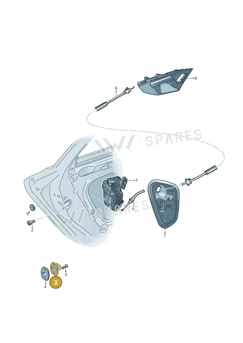 10A837767 — Skoda Enyaq (2020-) diagram 596839030, position 3