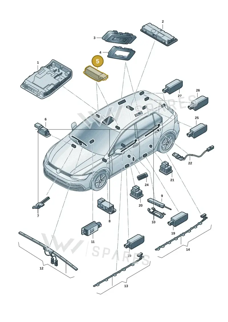 10A947109A — Skoda Kodiaq (2024-) diagram 3p0947000, position 5