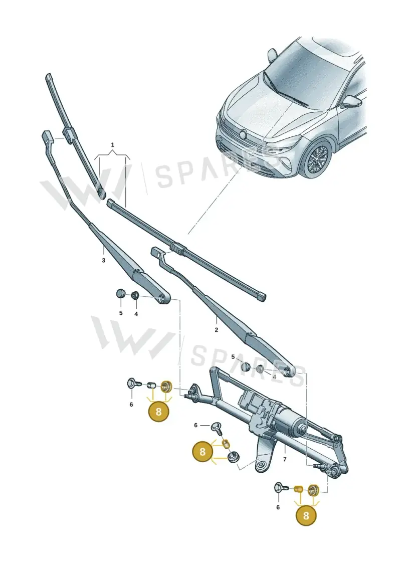 10A998754 — Skoda Kodiaq (2024-) diagram 57x955000, position 8