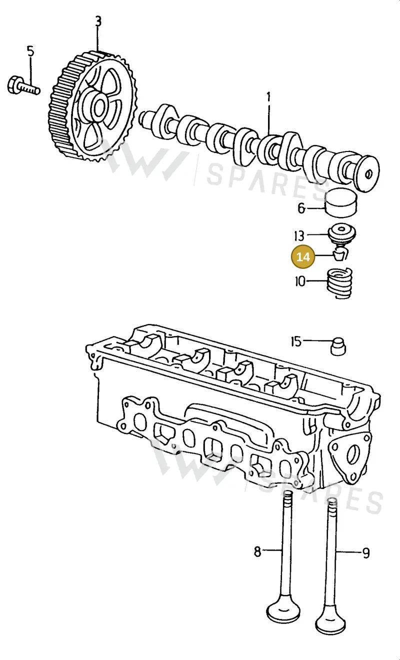 113109651A — Skoda PICK UP (1995-2001) diagram 101109050, position 14