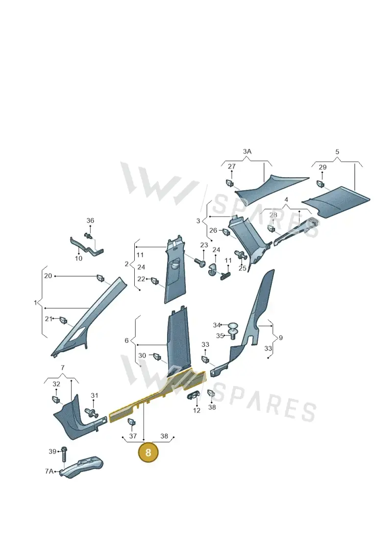 11A853371A4PK — Skoda Enyaq (2020-) diagram 50a867065, position 8