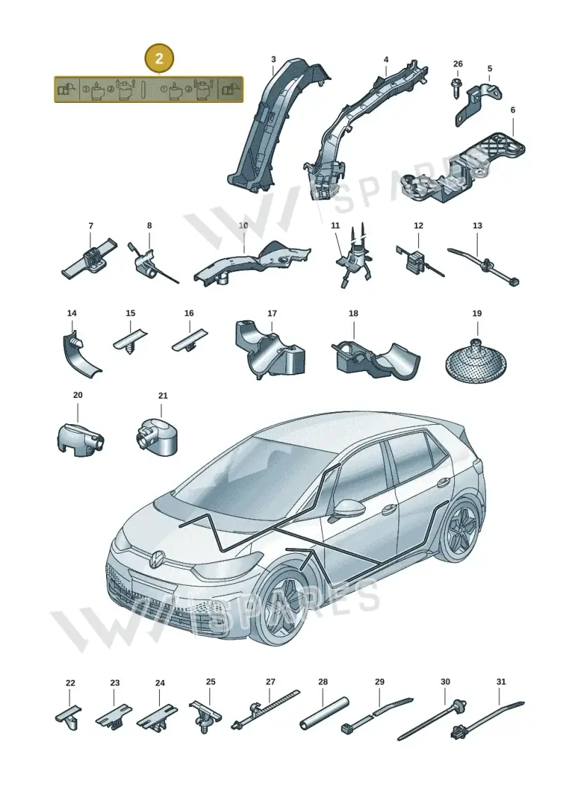12E010867N — Skoda Enyaq (2020-) diagram 10a972001, position 2
