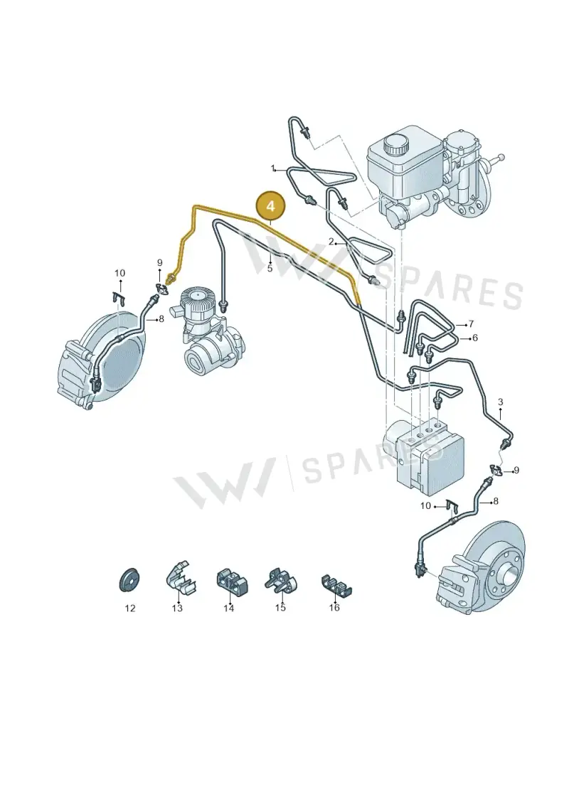 12E614724 — Skoda Citigo (2019-2021) diagram 772611200, position 4