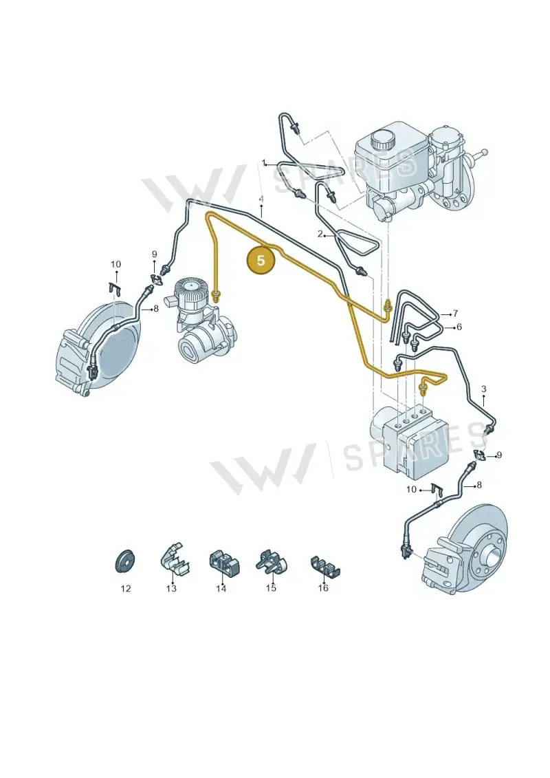 12E614728F — Skoda Citigo (2019-2021) diagram 772611200, position 5