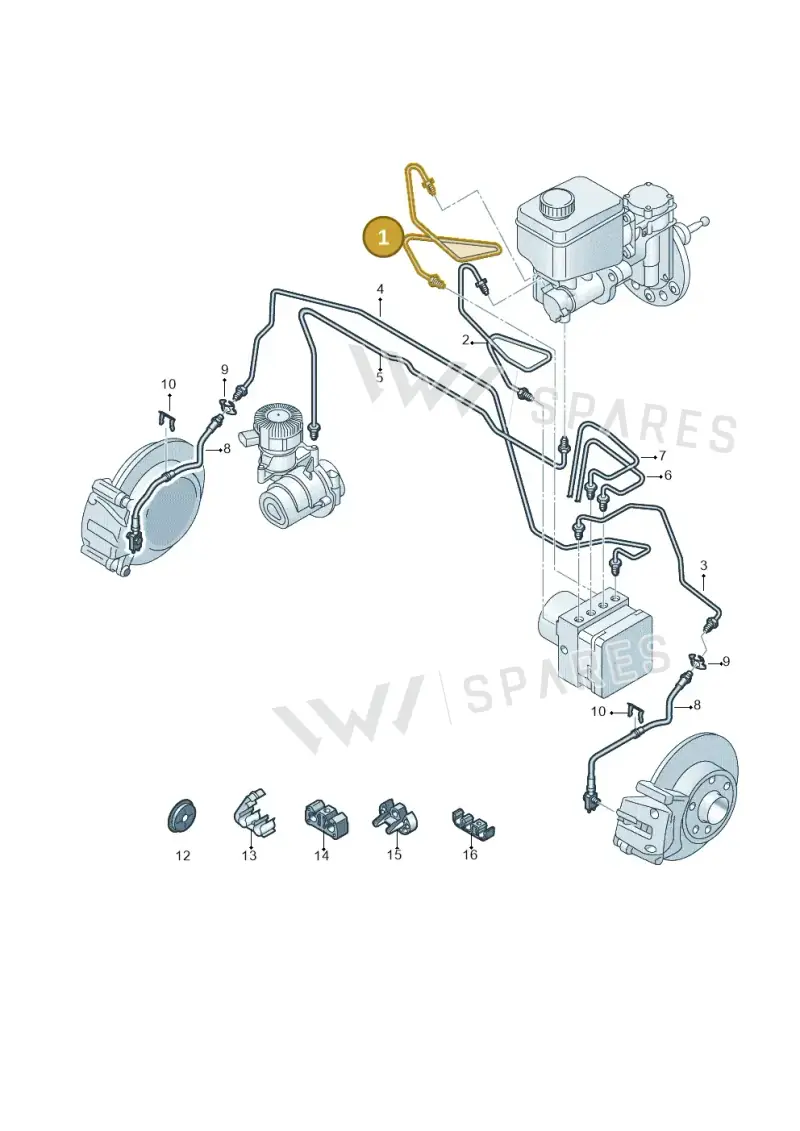 12E614739 — Skoda Citigo (2019-2021) diagram 772611200, position 1
