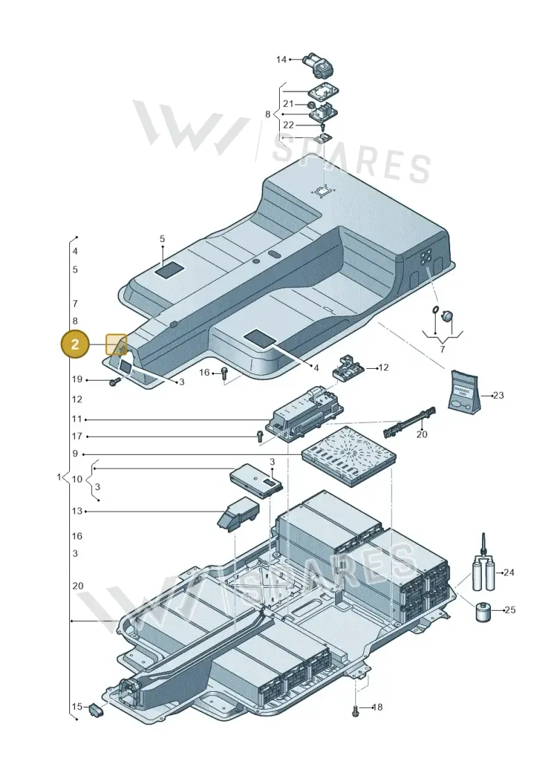 12E804841H — Skoda Citigo (2019-2021) diagram 899915055, position 2