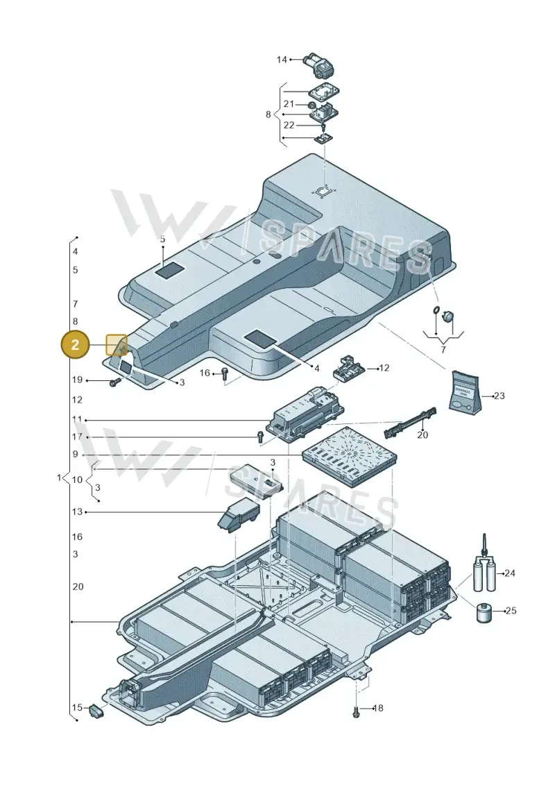 12E804841J — Skoda Citigo (2019-2021) diagram 899915055, position 2