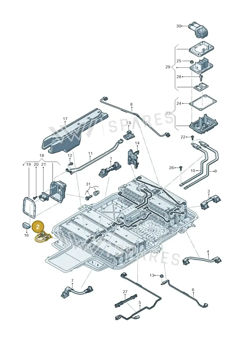 12E915154B — Skoda Citigo (2019-2021) diagram 899915075, position 2