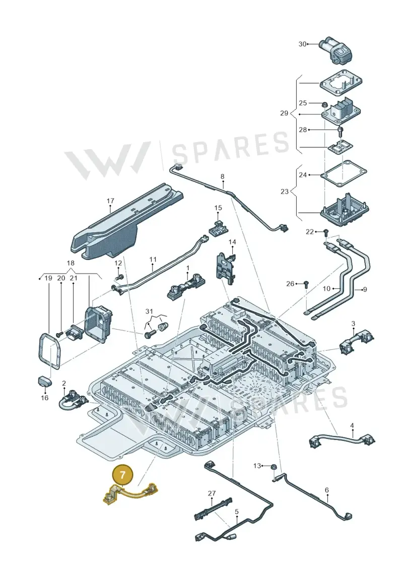 12E915154G — Skoda Citigo (2019-2021) diagram 899915075, position 7