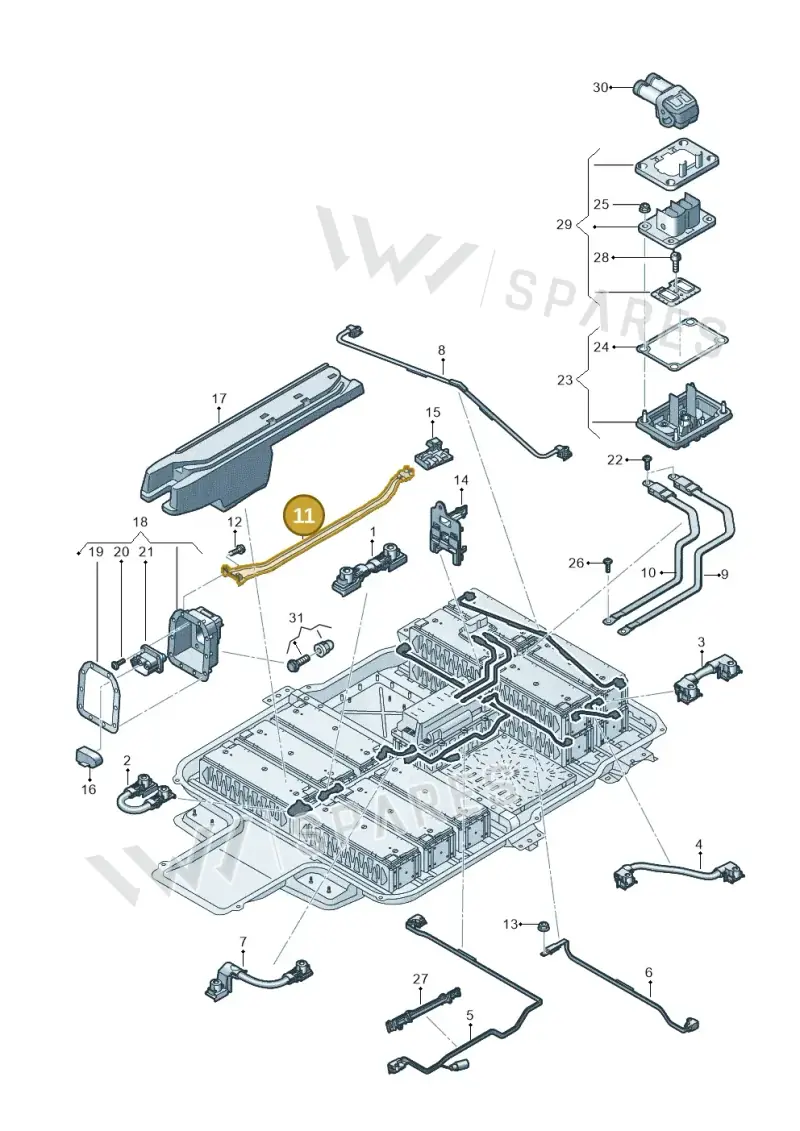 12E915154M — Skoda Citigo (2019-2021) diagram 899915075, position 11