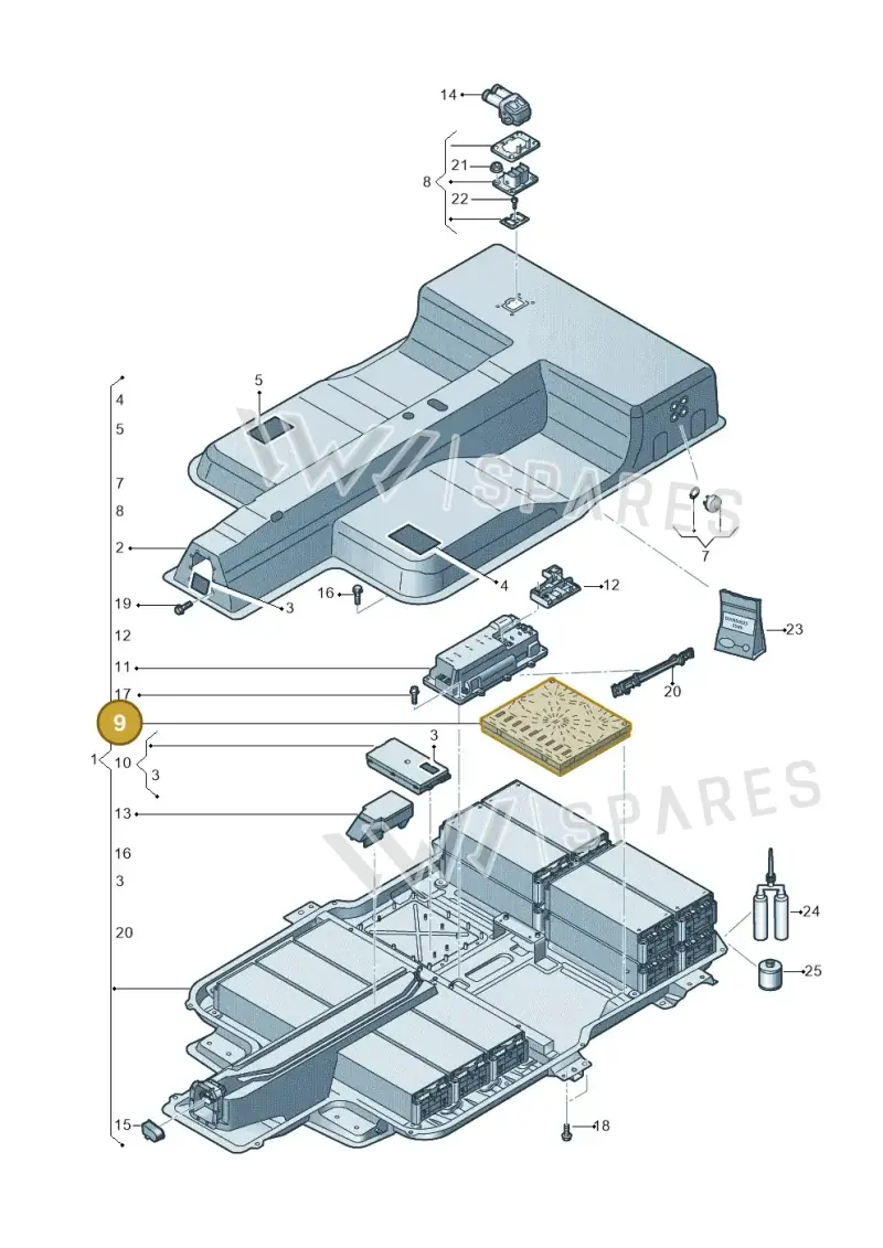 12E915227R — Skoda Citigo (2019-2021) diagram 899915055, position 9