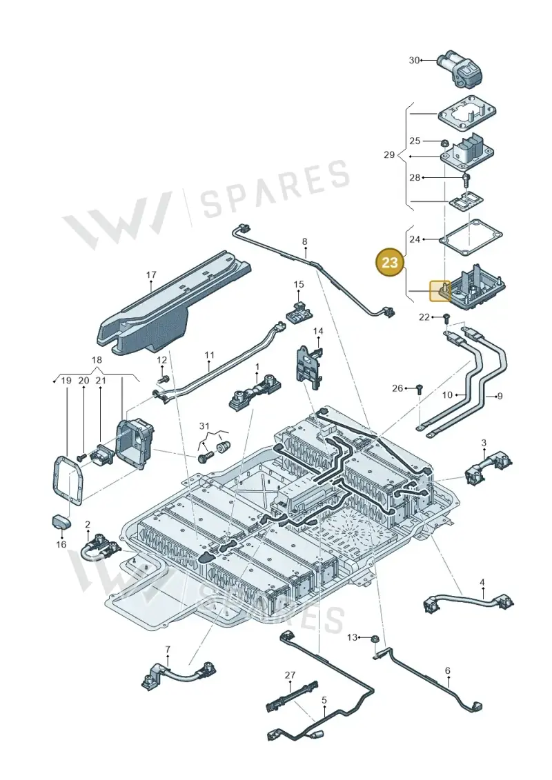 12E915699Q — Skoda Citigo (2019-2021) diagram 899915075, position 23