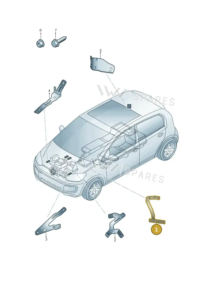 12E971336 — Skoda Citigo (2019-2021) diagram 772971400, position 1