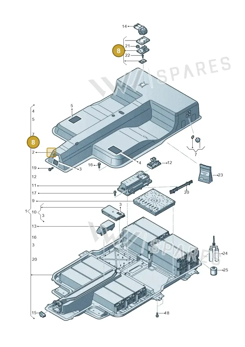 12E998047 — Skoda Citigo (2019-2021) diagram 899915055, position 8