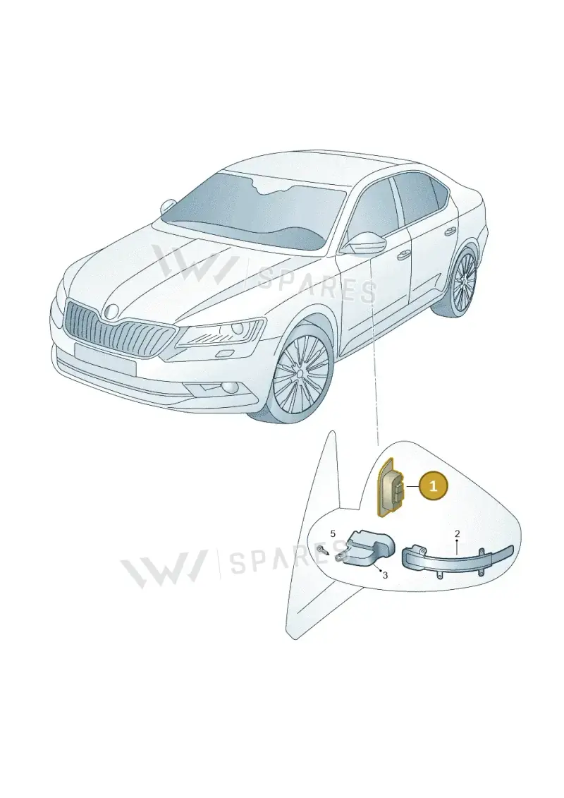 14A949145A — Skoda Superb Combi (2023-) diagram 3p0941040, position 1