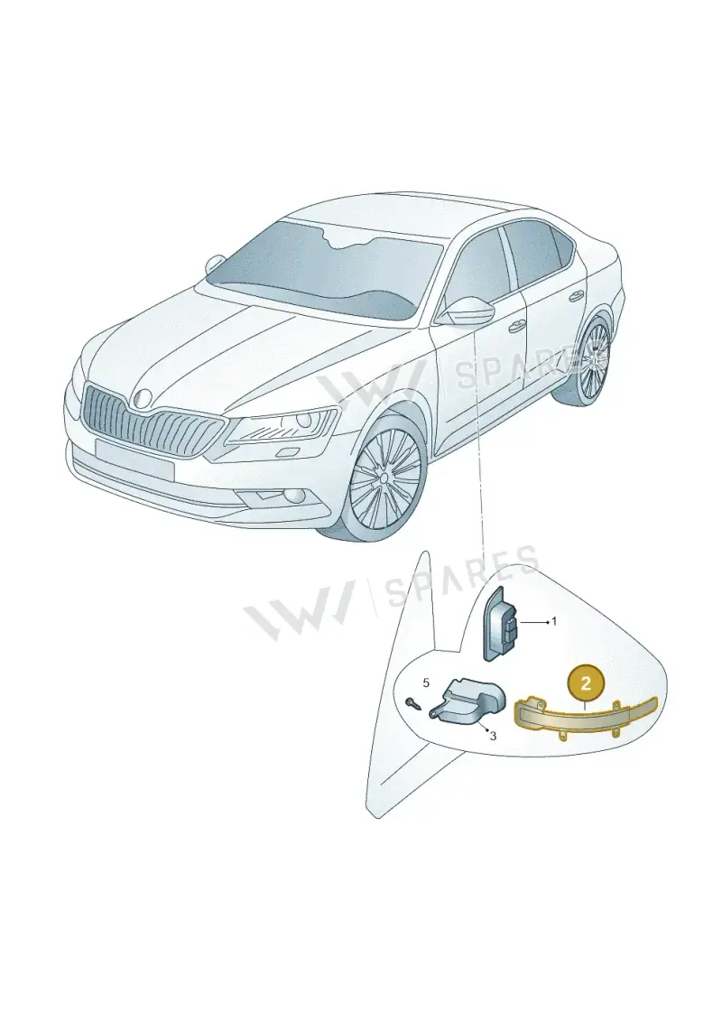14C949101 — Skoda Superb Combi (2023-) diagram 3p0941040, position 2