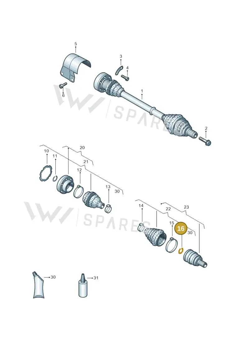 180407297 — Skoda Karoq (2017-2022) diagram 793407200, position 16