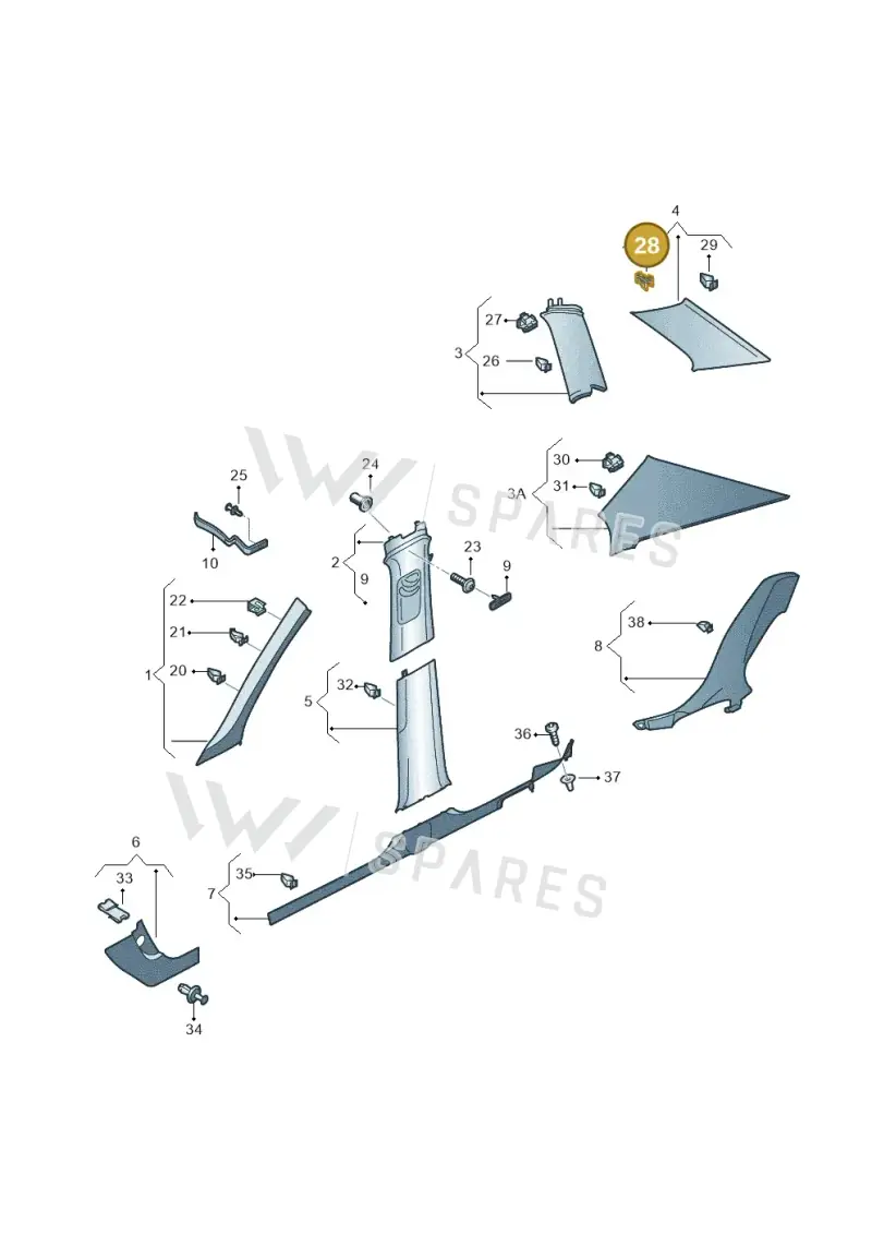 1C0858263 — Skoda Superb Combi (2023-) diagram 3p0867065, position 28