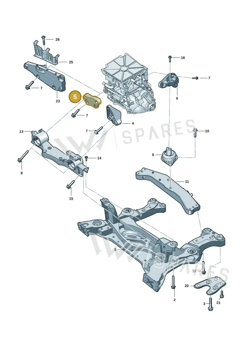 1EA199308D — Skoda Enyaq (2020-) diagram 89a199200, position 5