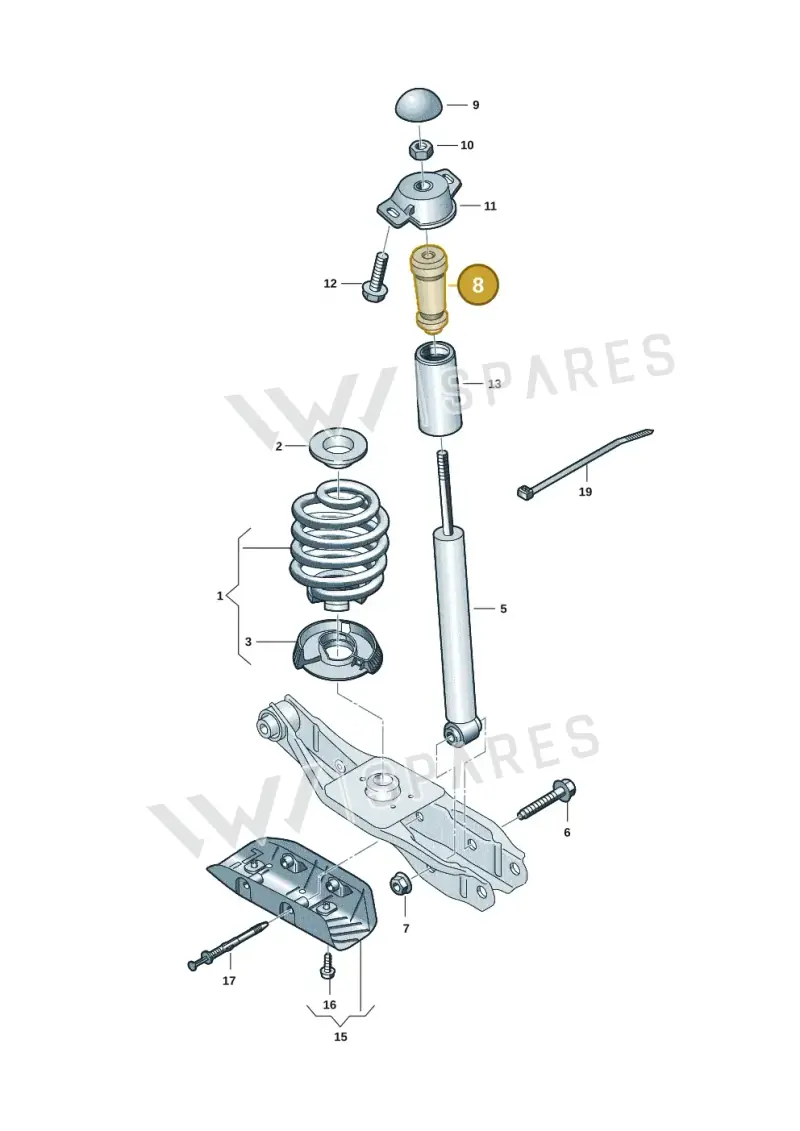 1EA511351C — Skoda Enyaq (2020-) diagram 10a511000, position 8