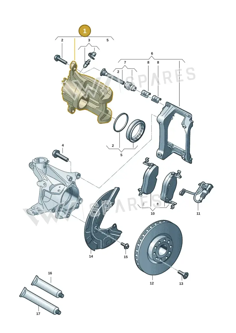 1EA615124B — Skoda Enyaq (2020-) diagram 10a615010, position 1